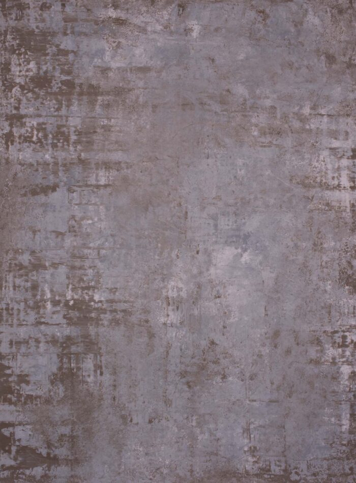 Grauer Backdrop Fotohintergrund auf Leinwand mit dunkelbraunen und hellgrauen Verläufen und Flecken