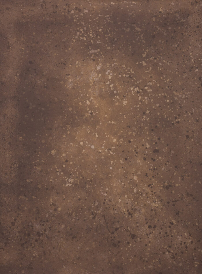 Hellbrauner Backdrop Fotohintergrund auf Leinwand mit dunkelbraunen Verläufen und schwarzen und hellbraunen Flecken