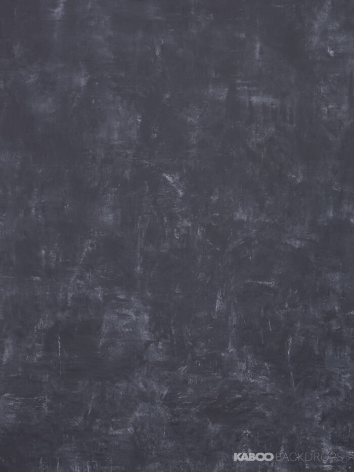 Dunkelgrauer Studio Backdrop Fotohintergrund auf Leinwand mit Wellen und weissen Flecken und Verläufen